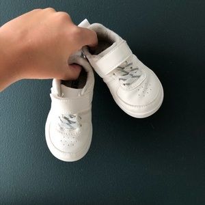 zara baby white chunky sneakers